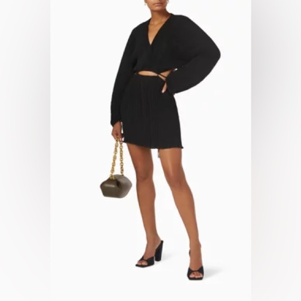 GOOD AMERICAN
Always Fits Plissé Sculpted Dress NWT S-M